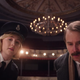Saoirse Ronan and Sam Rockwell in See How They Run.